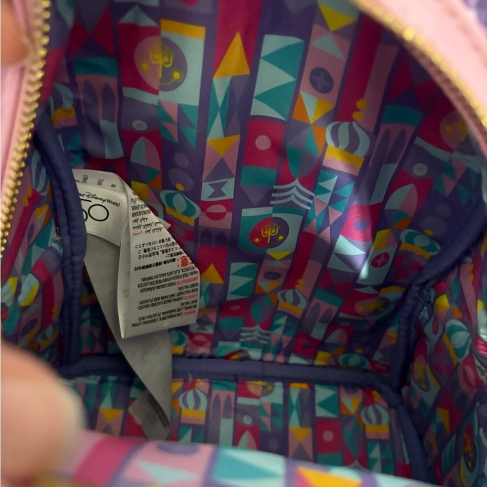 Rare Loungefly X Disney It’s a Small World Backpack Main Attraction Backpack - Picture 6 of 6